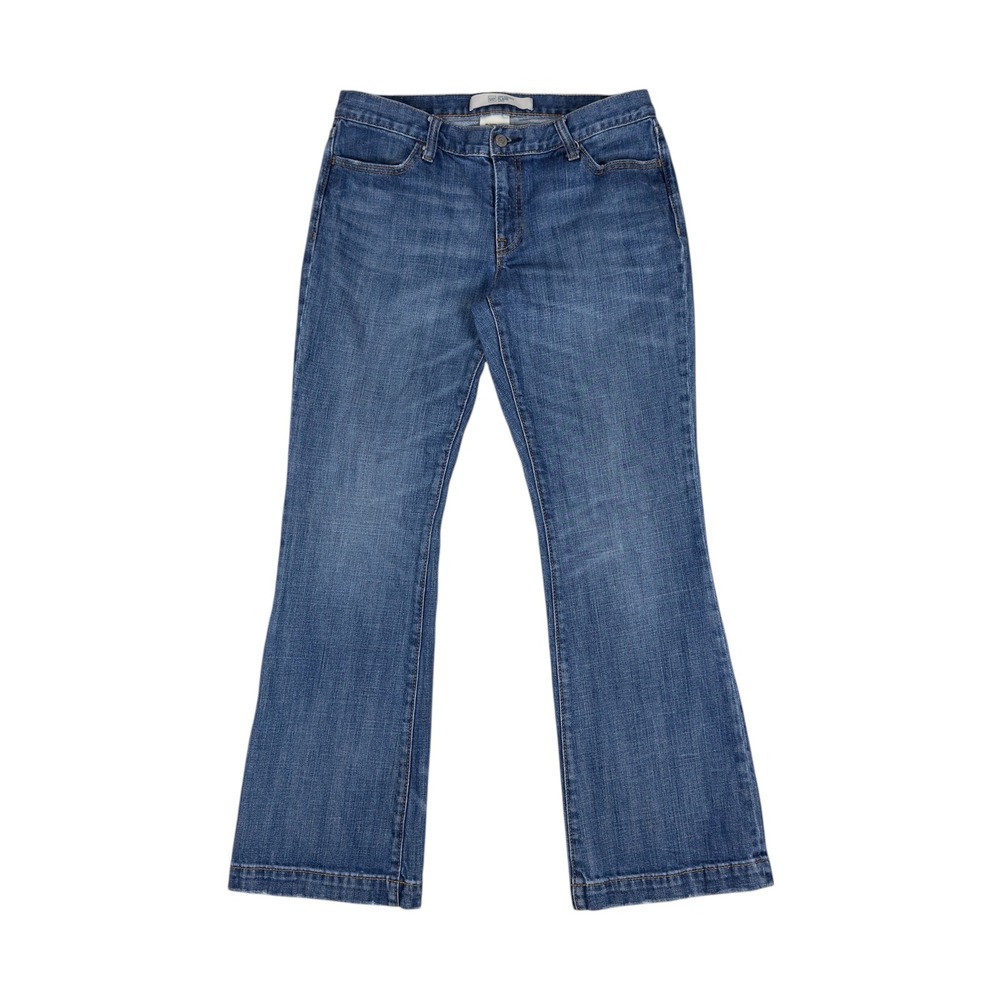 GAP Long & Lean Flare Jeans Women's 8A Blue Stretch Y2K Low‎ Rise Denim